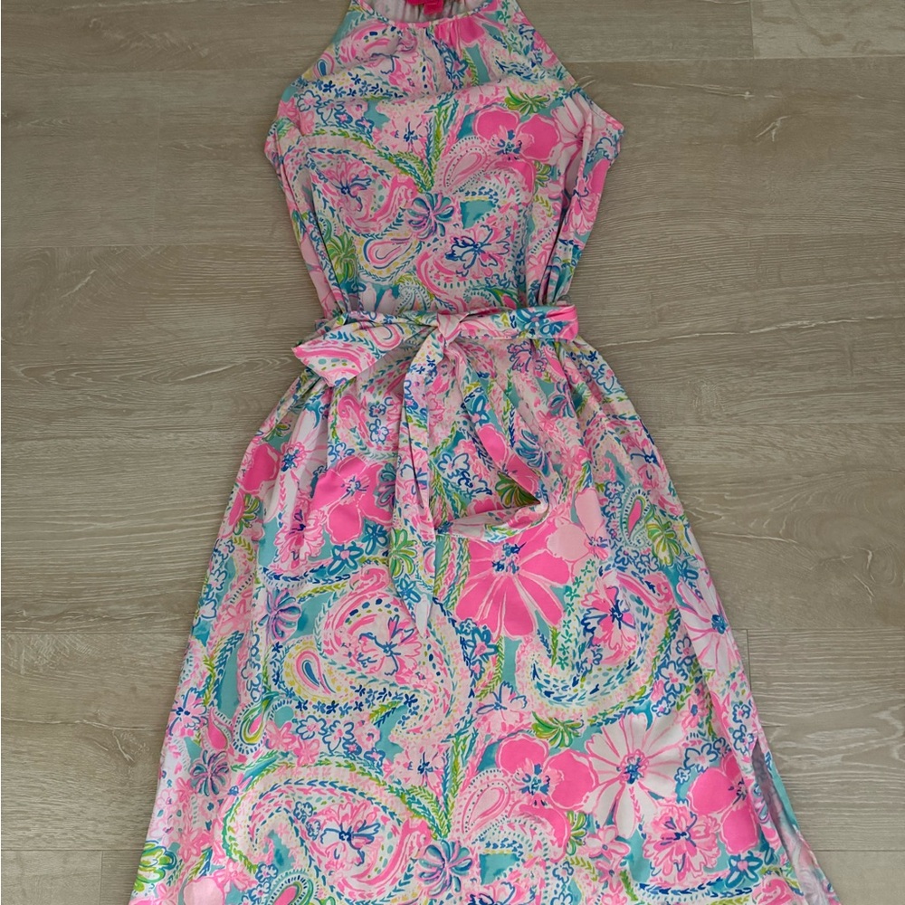 Lilly Pulitzer Multicolor Floral Dress Size small